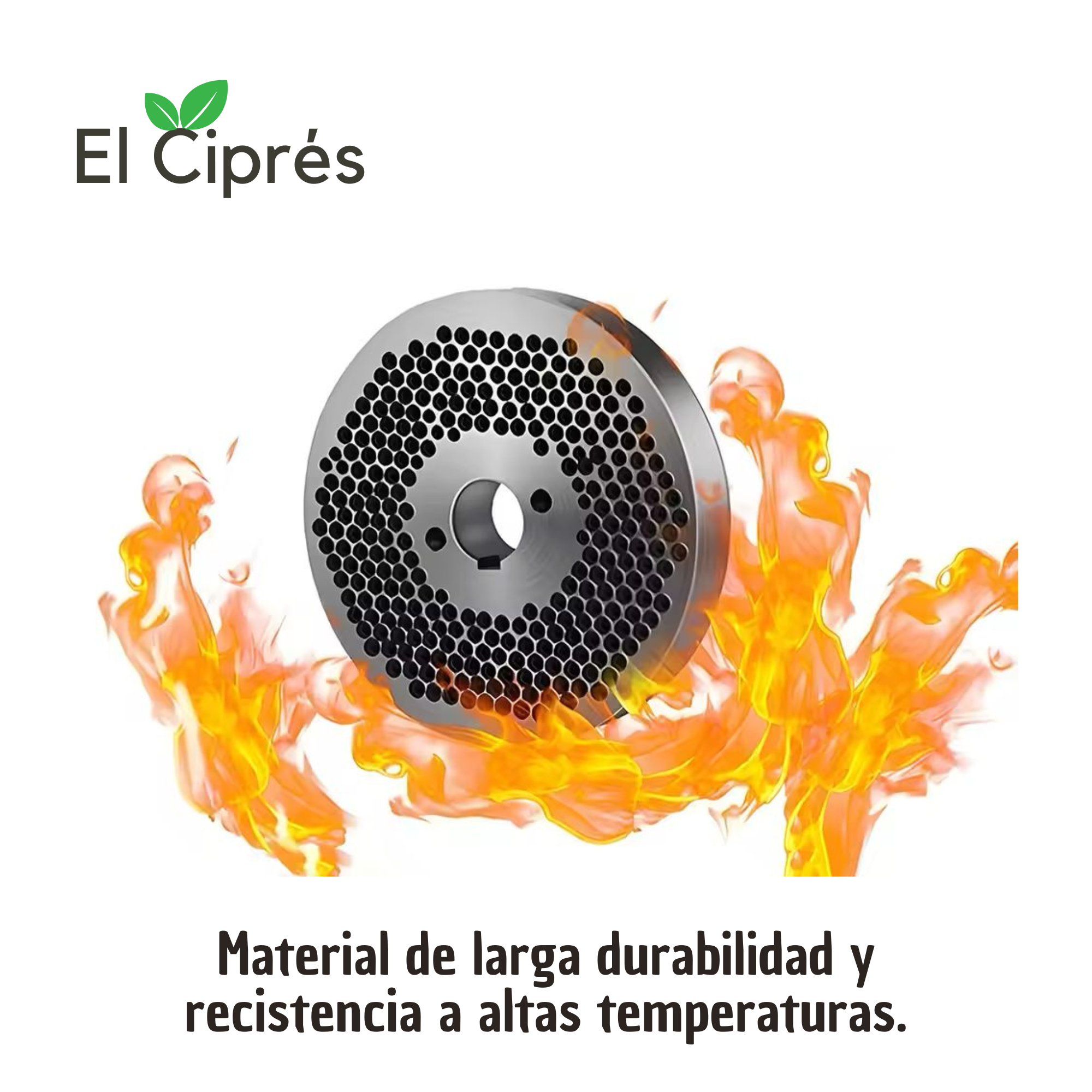 Disco 2.5mm para Peletizadora de Alimento Modelo 300Kg/hr