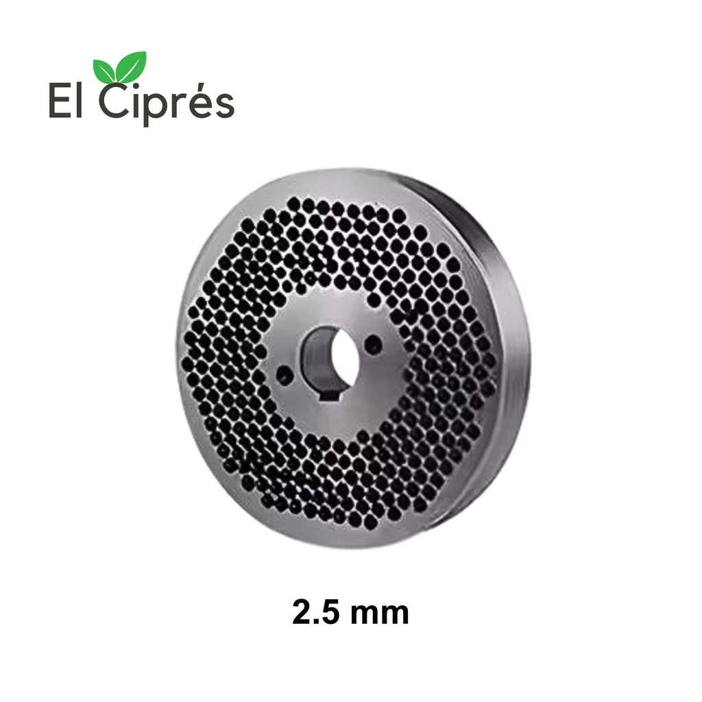 Disco 2.5mm para Peletizadora de Alimento Modelo 300Kg/hr