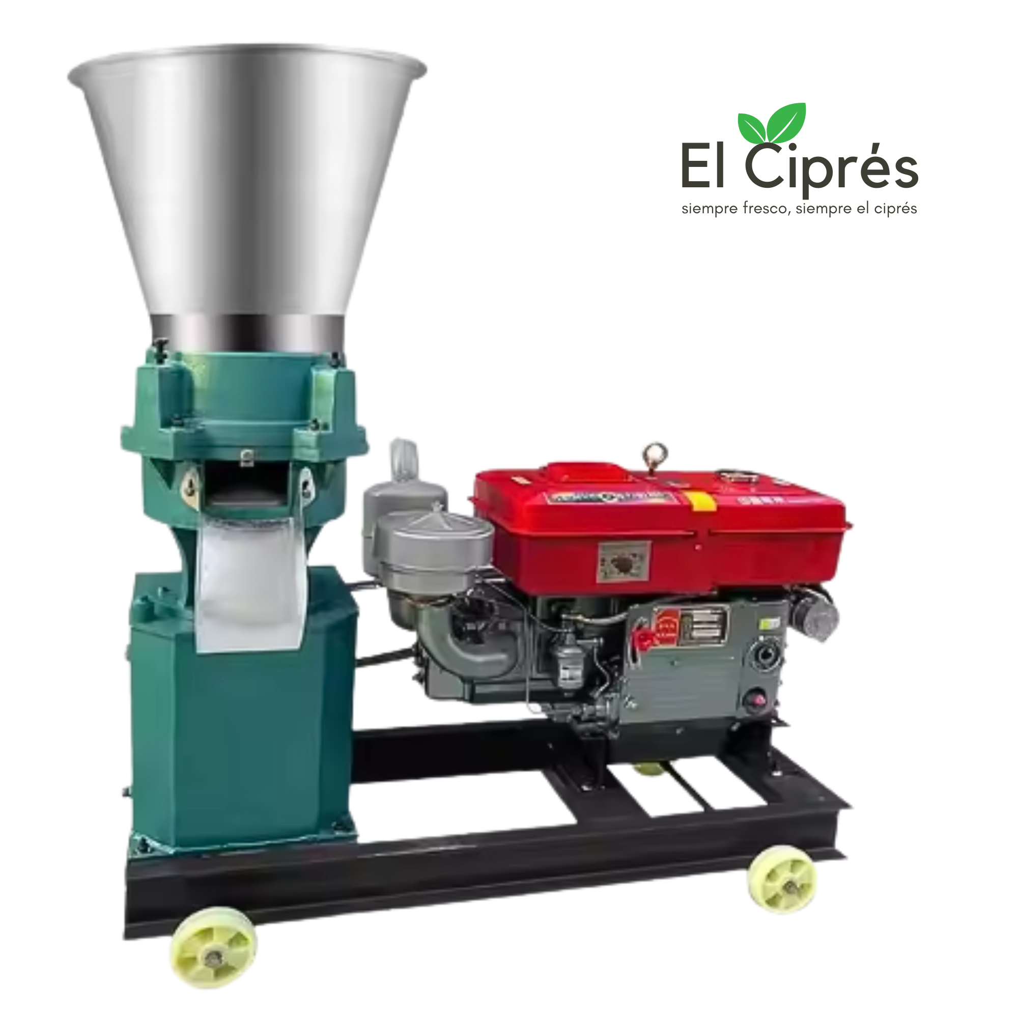 Peletizadora De Alimento 2000kg/hr 2tn, Motor A Diesel 55Hp