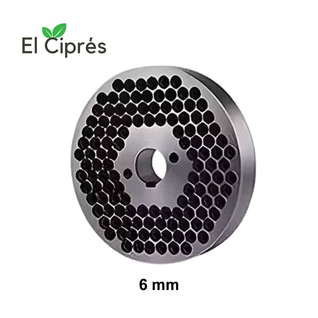 Disco 6mm para Peletizadora de Alimento Modelo 300Kg/hr