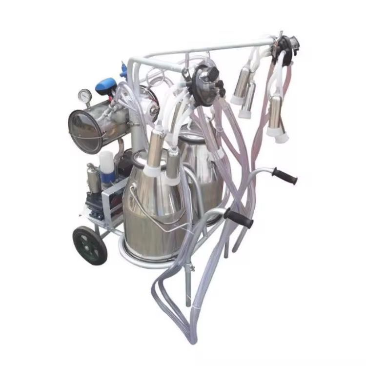 Ordeñadora de Motor Electrico 110V 2 botes de 25Lts.