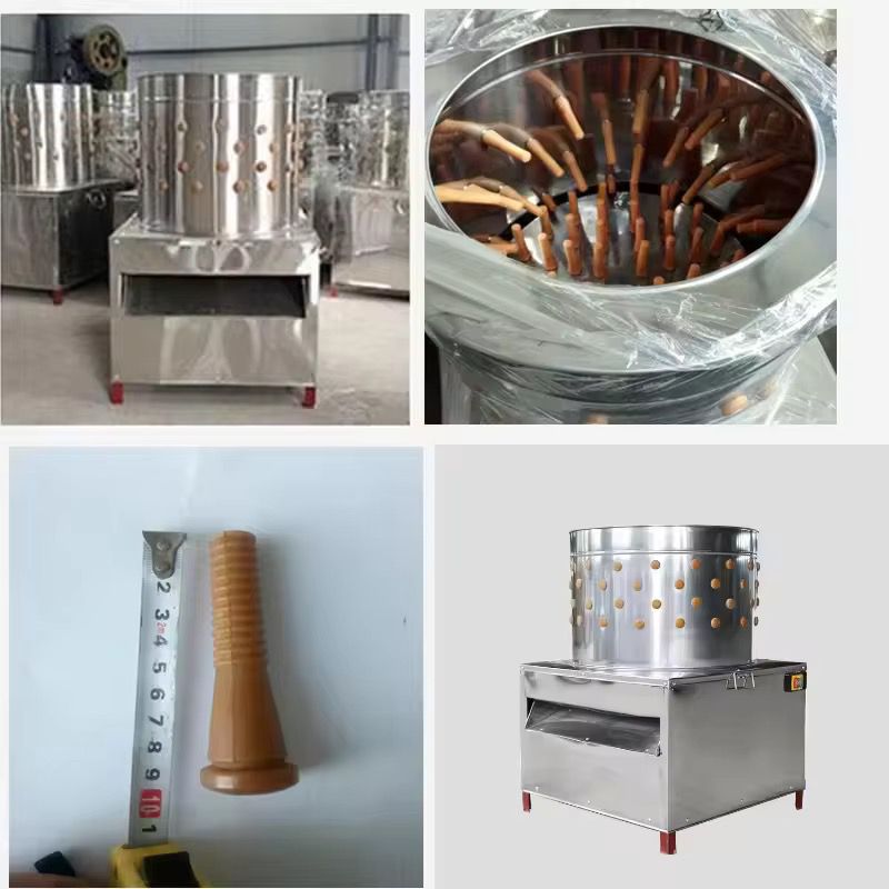 Peladora de Pollos (Capacidad: 8–9 Pollos / 17 kg aprox.) 110V